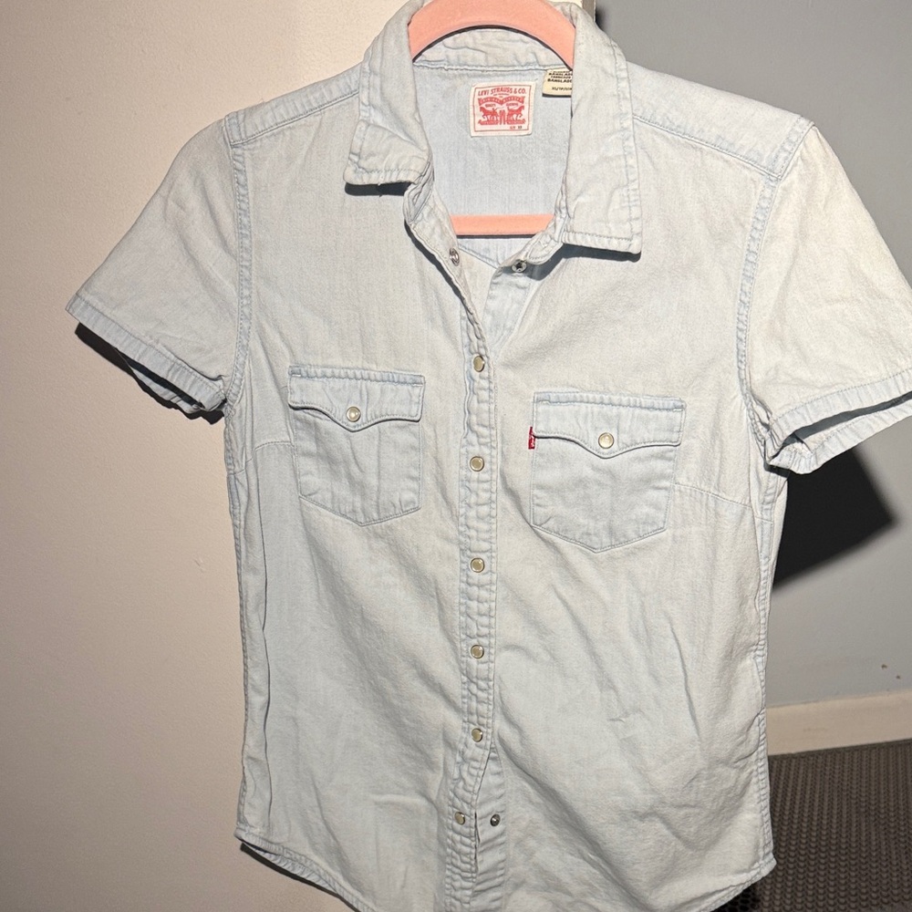 Levi's Light Blue Casual Button Down Shirt